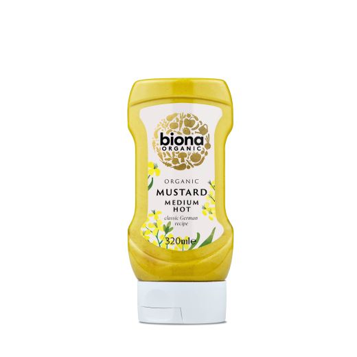 Biona Orgmedium Hot Mustard Classic German - 320Ml - Aytac Foods