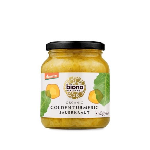 Biona Sauerkraut Golden Turmeric Demeter - 350Gr - Aytac Foods