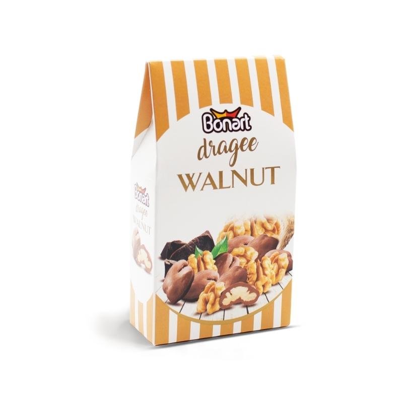 Bonart Dragee Milk Chocolate Wallnut (100G) - Aytac Foods