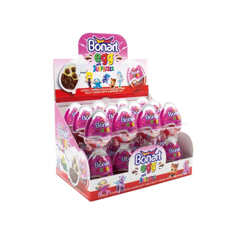Bonart Egg With Surprise Toy For Girls (25G) - Aytac Foods