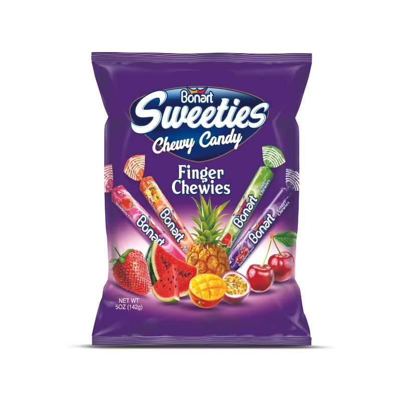 Bonart Sweeties Finger Chewies Assorted Chewy Candy (142 G) - Aytac Foods