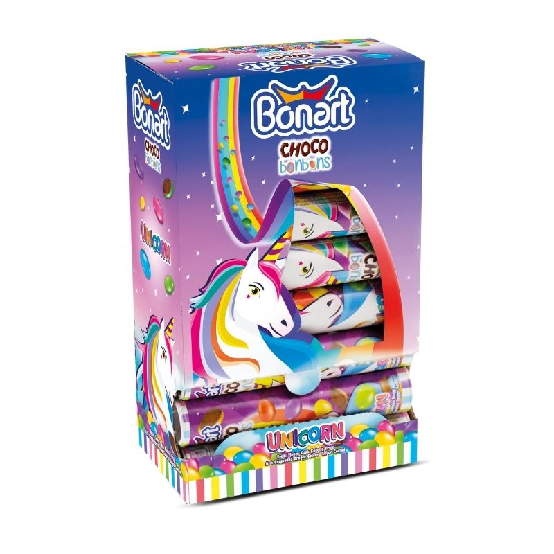 Bonart Unicorn Choco Bonbon Drage Stand (22 G) - Aytac Foods