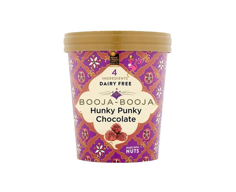 Booja Organic Hunky Punky Chocolate Ice Cream (500ml) - Aytac Foods