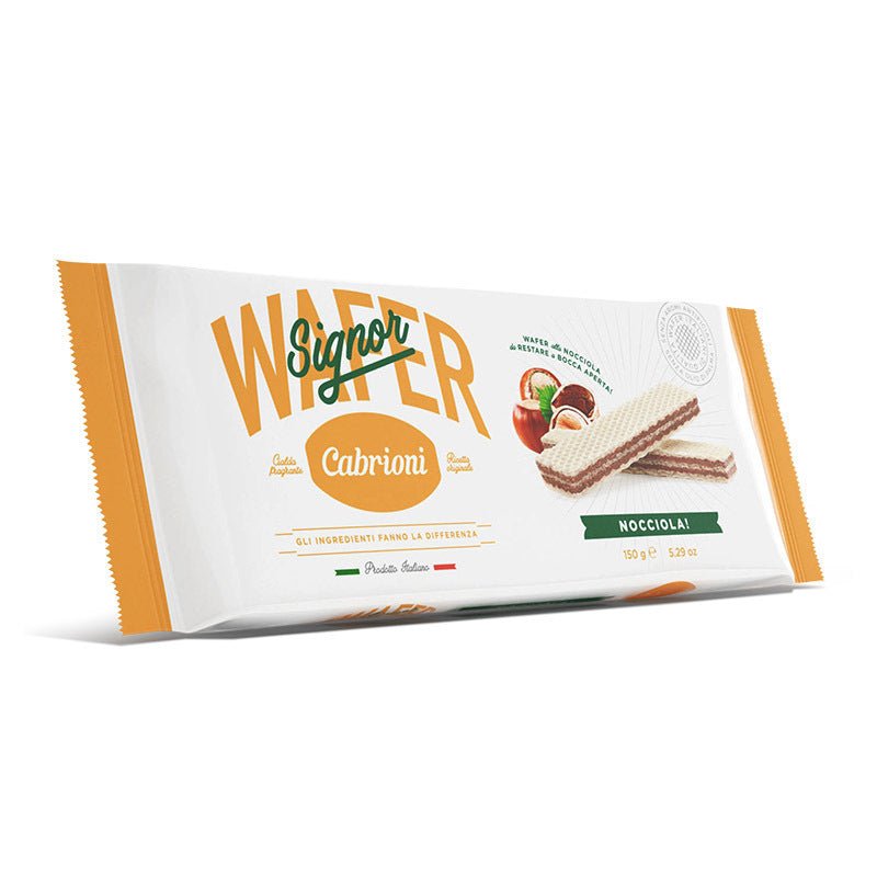 Cabrioni Signor Wafer Nocciola (150G) - Aytac Foods