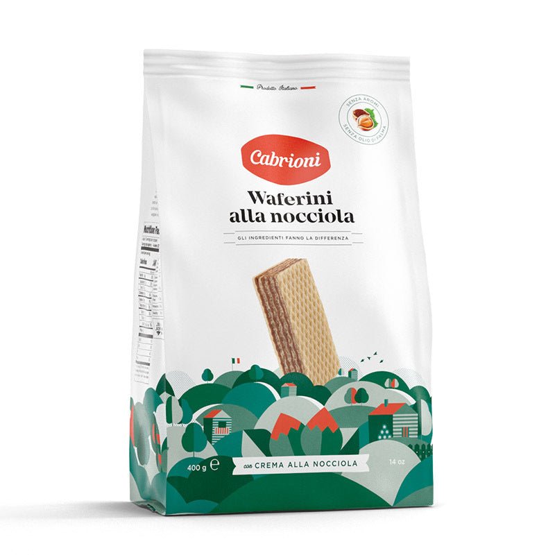 Cabrioni Waferini Nocciola (400G) - Aytac Foods