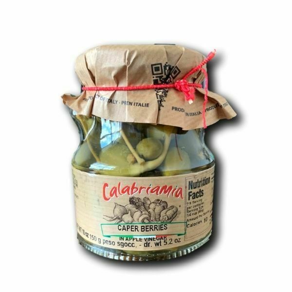 Calabriamia Caper Berries In Apple Vinegar Jar (314 Ml) - Aytac Foods