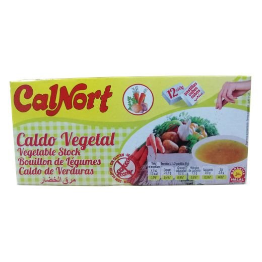 Calnort Bouillon (12) Cubes Vegetable (12 CUBES) - Aytac Foods
