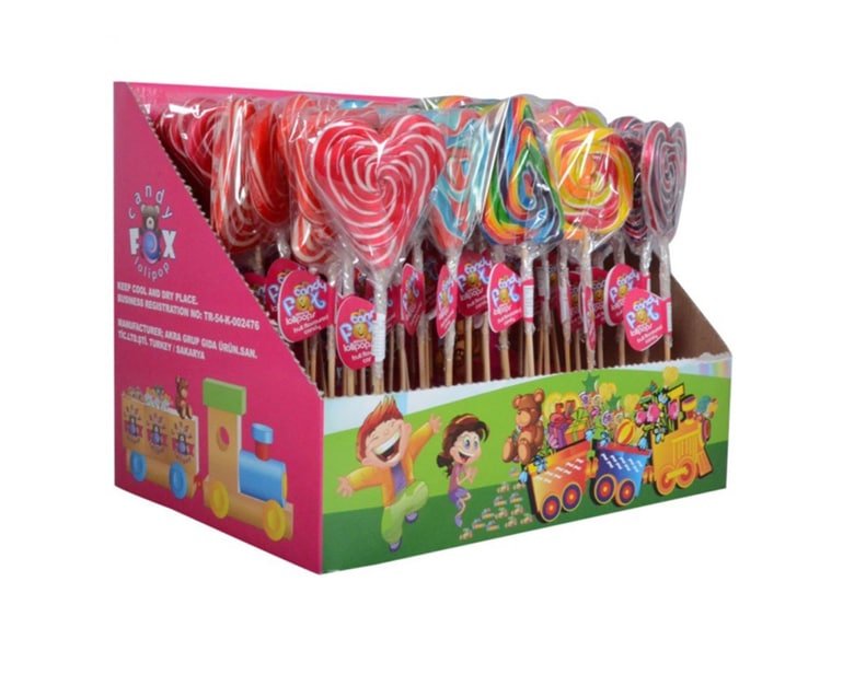 Candy Fox Mix Shape Lollipop (30 gr X 50 pcs) - Aytac Foods