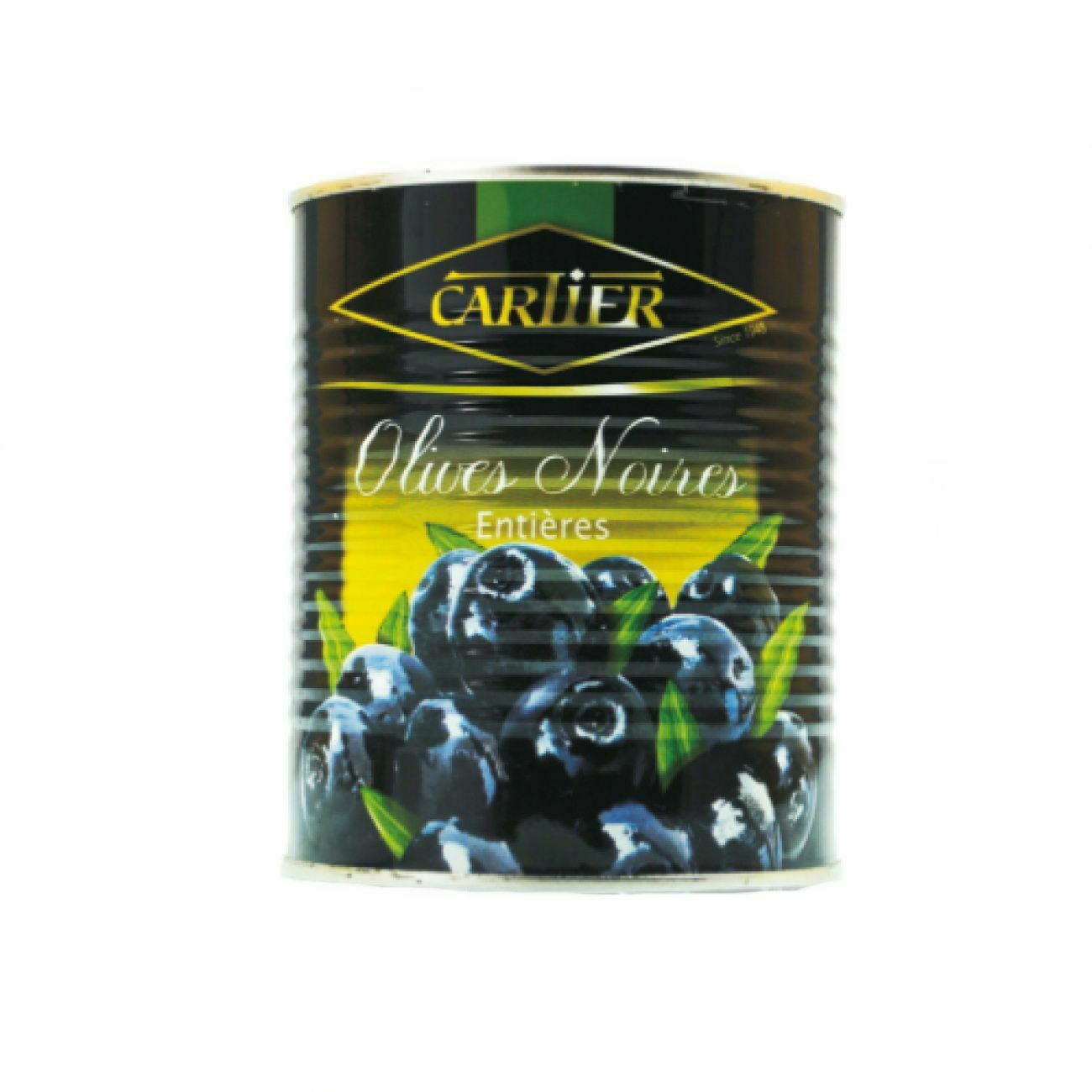 Cartier Black Whole Olives (1KG) - Aytac Foods