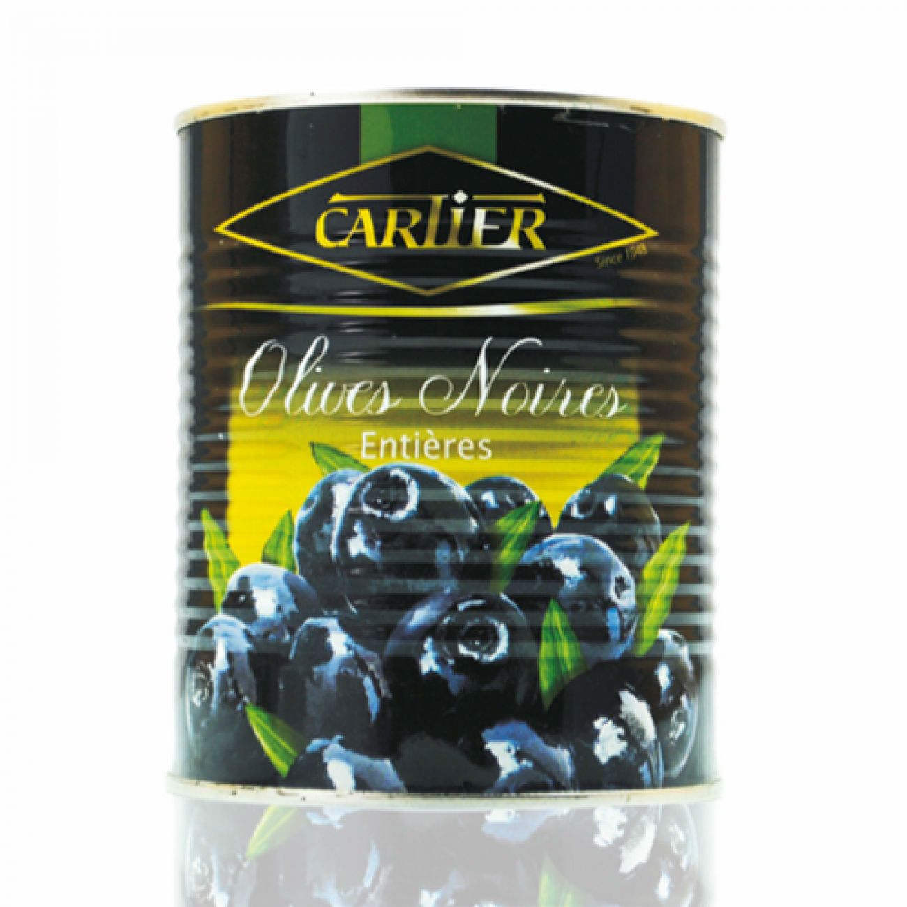 Cartier Black Whole Olives (5KG) - Aytac Foods