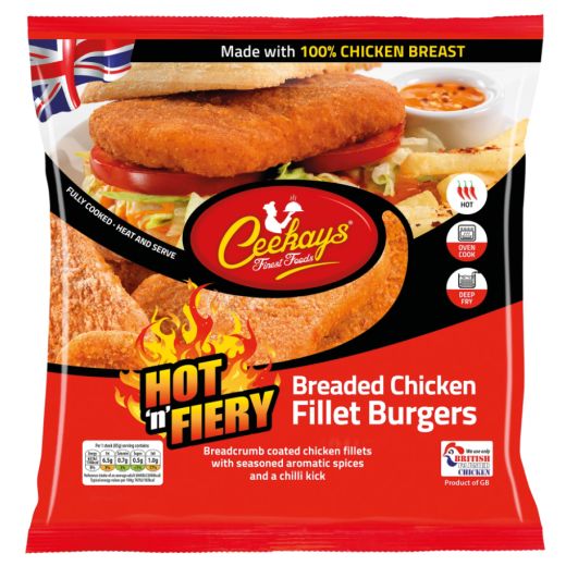 Ceekays Hot N Fiery Burger (700G) - Aytac Foods