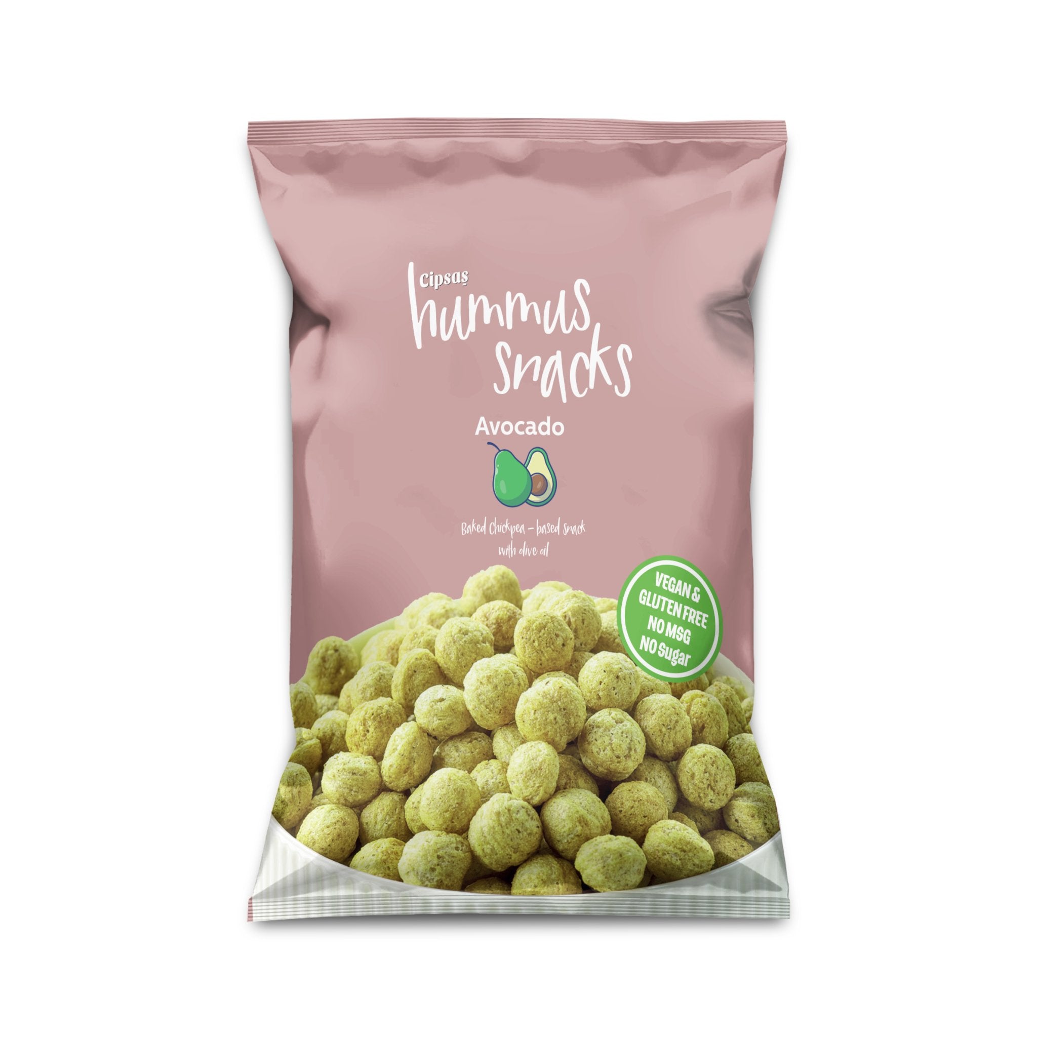 Cipsas Hummus Snacks Avocado (45G) - Aytac Foods