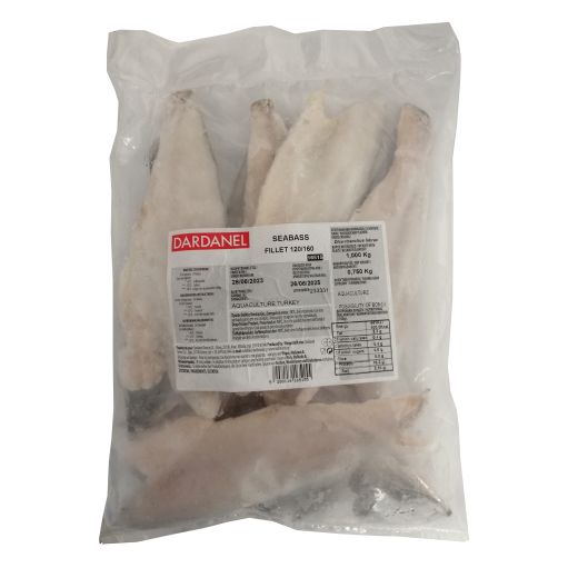 Dardanel Seabass Fillet 120/160 Drl (1KG) - Aytac Foods