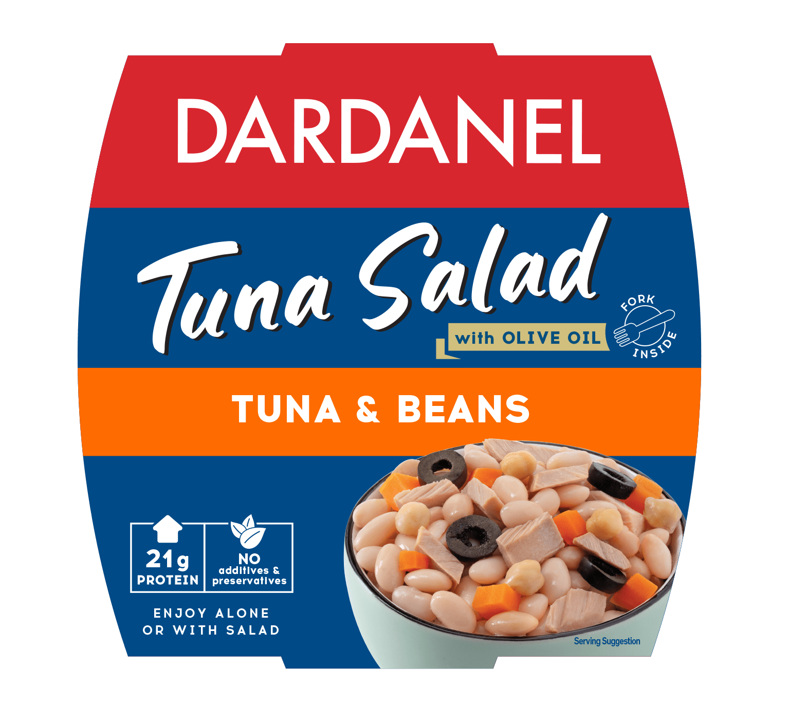 Dardanel Tuna Salad Beans (185G) - Aytac Foods