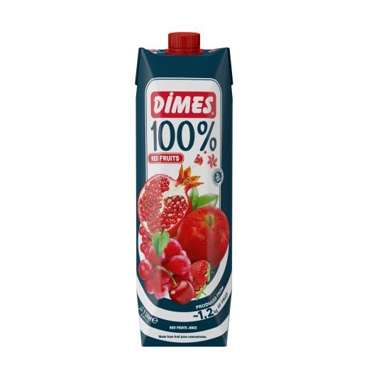 Dimes Premium 100% Redfruitmix Juice (1L) - Aytac Foods
