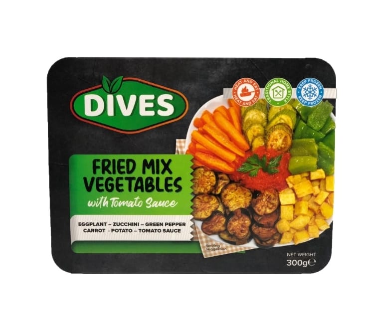 Dives Fried Mix Vegetables with Tamato Sauce (300G) - Aytac Foods