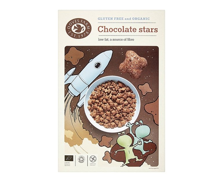 Doves Farm Chocolate Stars 300G - Aytac Foods