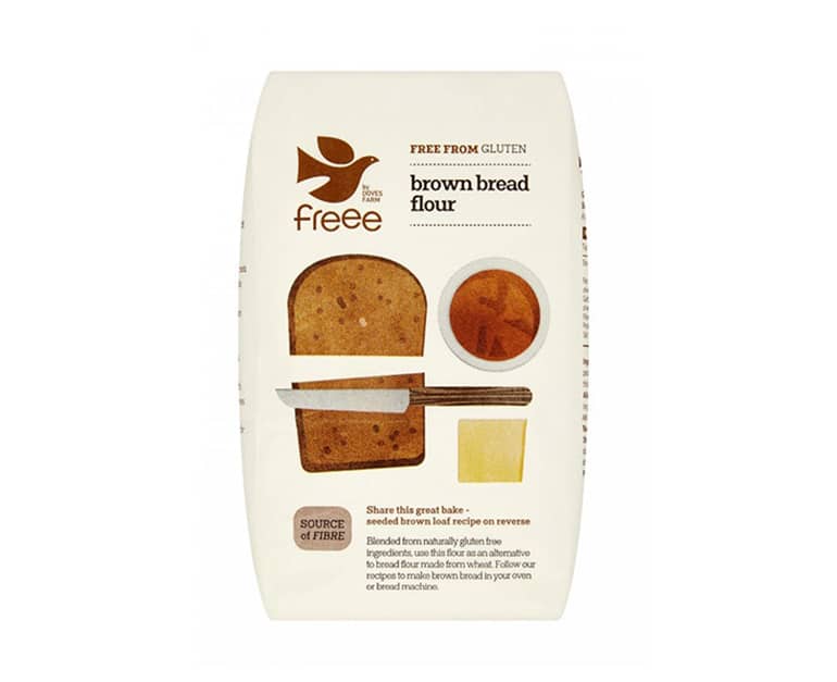 Doves Farm Gluten Free Brown Bread Flour (1KG) - Aytac Foods