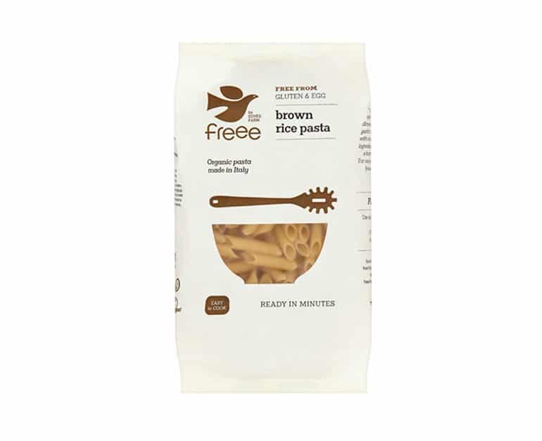 Doves Farm Organic Brown Rice Pasta Penne Gluten Free (500G) - Aytac Foods