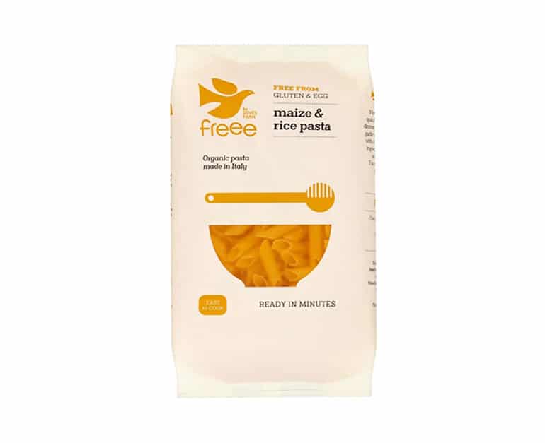 Doves Farm Organic Maize & Rice Penne Pasta Gluten Free (150G) - Aytac Foods