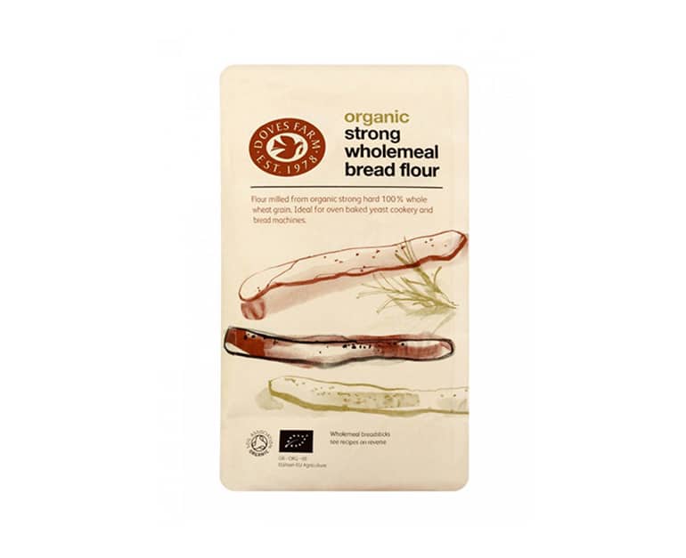 Doves Farm Organic Strong 100% Wholemeal Bread Flour (1.5KG) - Aytac Foods