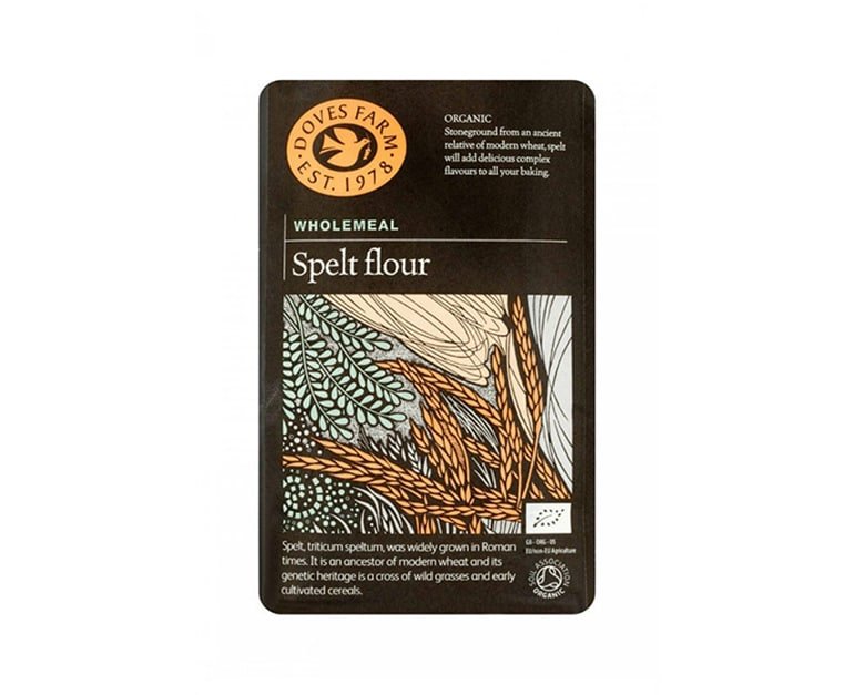 Doves Farm Organic Wholemeal Spelt Flour (1KG) - Aytac Foods