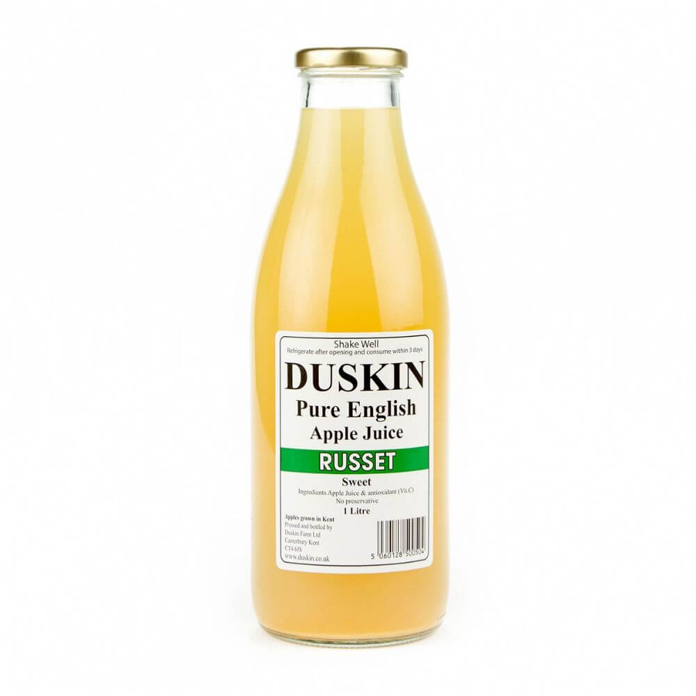 Duskin Natural Russet Apple Juice (1L) - Aytac Foods