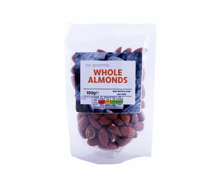 Eat Goodness Almonds Whole (Usa) (150G) - Aytac Foods