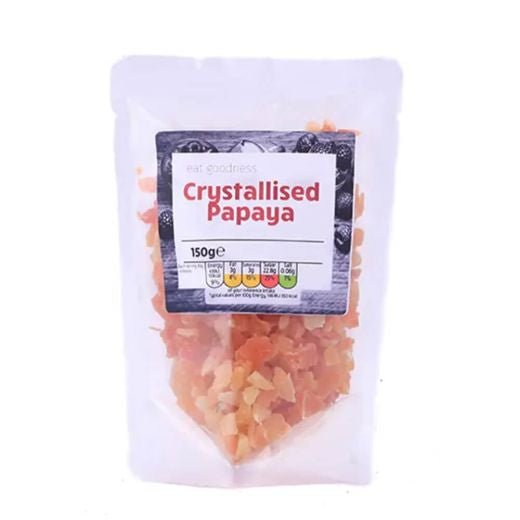 Eat Goodness Crystalised Papaya Dices - 150GR - Aytac Foods