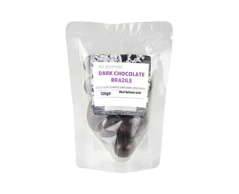 Eat Goodness Dark Chocolate Coated Brazil Nuts 125G - Aytac Foods