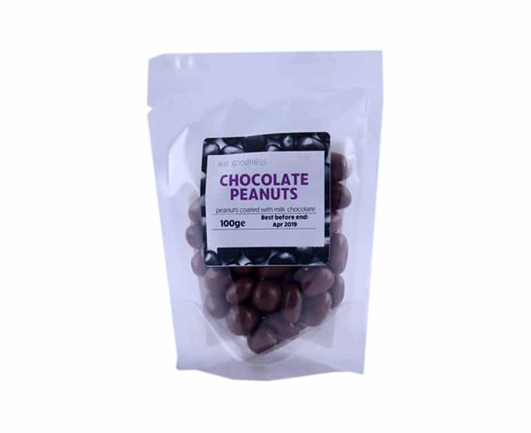 Eat Goodness Milk Chocolate Coated Peanuts (100G) - Aytac Foods