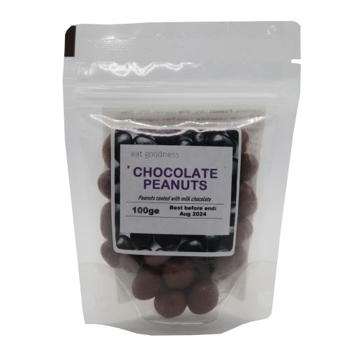 Eat Goodness Milk Chocolate Coated Peanuts - 100GR - Aytac Foods