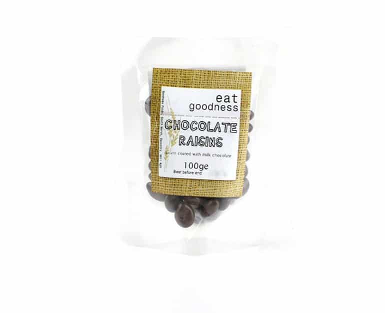 Eat Goodness Milk Chocolate Coated Raisins (100G) - Aytac Foods