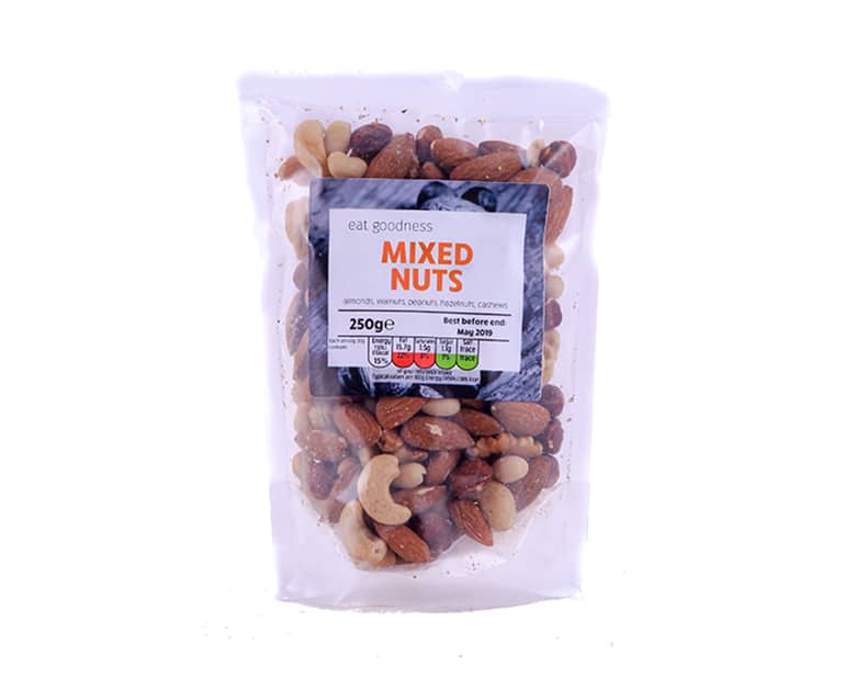 Eat Goodness Mixed Nuts Whole (250G) - Aytac Foods