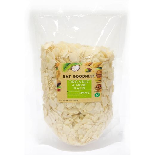 Eat Goodness Organic Almond Flakes - 450GR - Aytac Foods