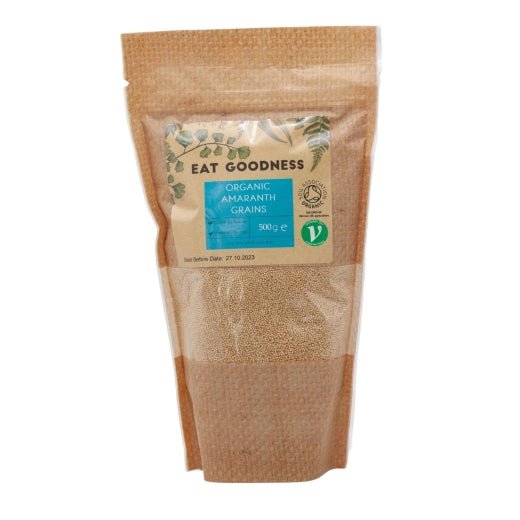 Eat Goodness Organic Amaranth Grains - 500GR - Aytac Foods