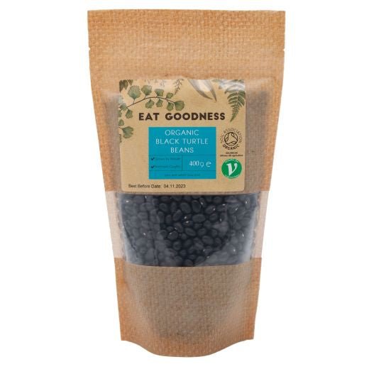 Eat Goodness Organic Black Turtle Beans - 400GR - Aytac Foods