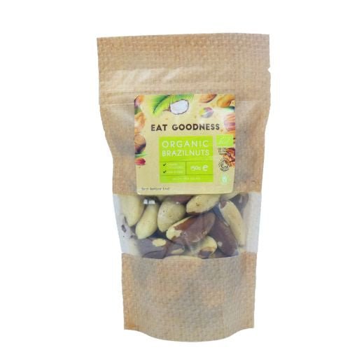 Eat Goodness Organic Brazil Nuts - 150GR - Aytac Foods