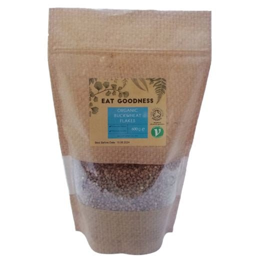 Eat Goodness Organic Buckwheat Flakes - 600GR - Aytac Foods