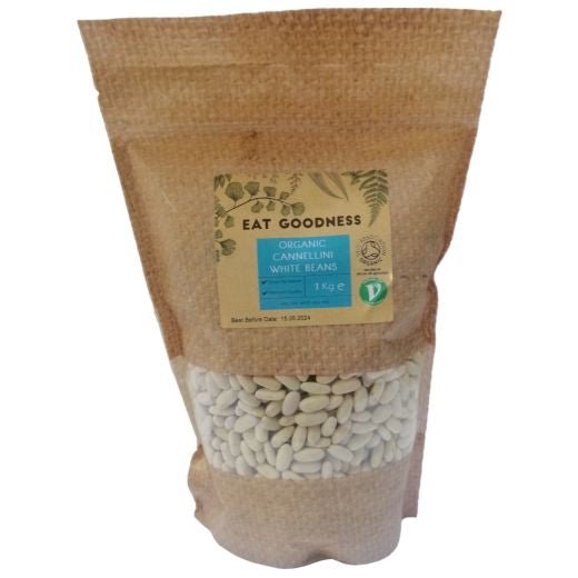 Eat Goodness Organic Cannellini White Beans -10 X 1KG - Aytac Foods
