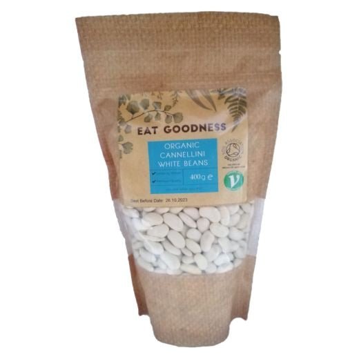 Eat Goodness Organic Cannellini White Beans - 400GR - Aytac Foods