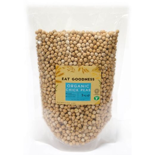 Eat Goodness Organic Chickpea - 1KG - Aytac Foods