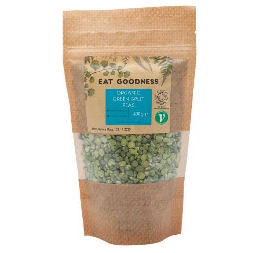 Eat Goodness Organic Green Peas Split - 400GR - Aytac Foods