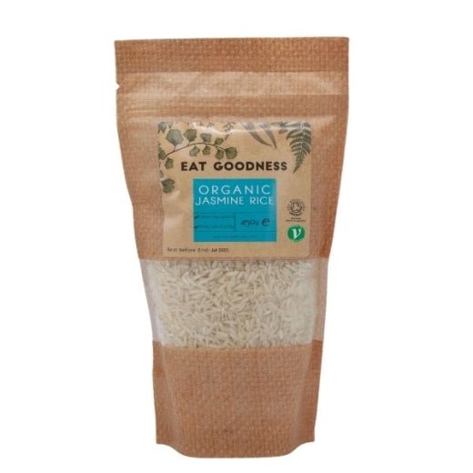 Eat Goodness Organic Jasmine Rice - 450GR - Aytac Foods