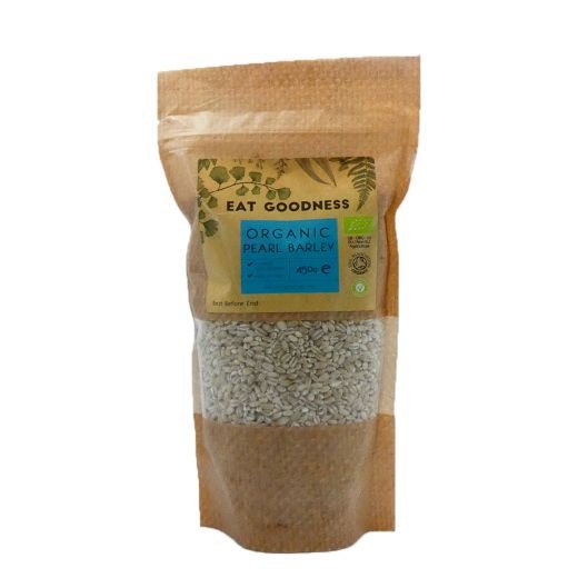 Eat Goodness Organic Pearl Barley - 450GR - Aytac Foods