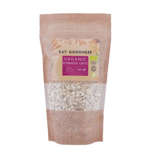 Eat Goodness Organic Porridge Oats - 250GR - Aytac Foods
