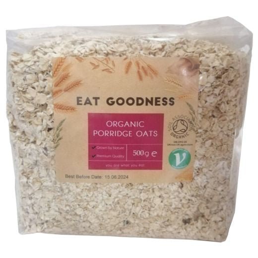 Eat Goodness Organic Porridge Oats - 500GR - Aytac Foods