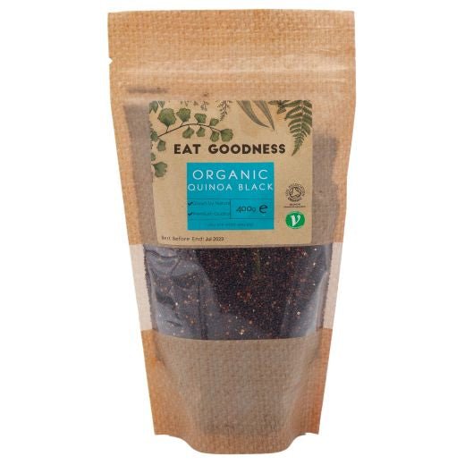 Eat Goodness Organic Quinoa Black - 400GR - Aytac Foods