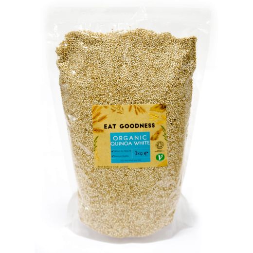 Eat Goodness Organic Quinoa White - 1KG - Aytac Foods