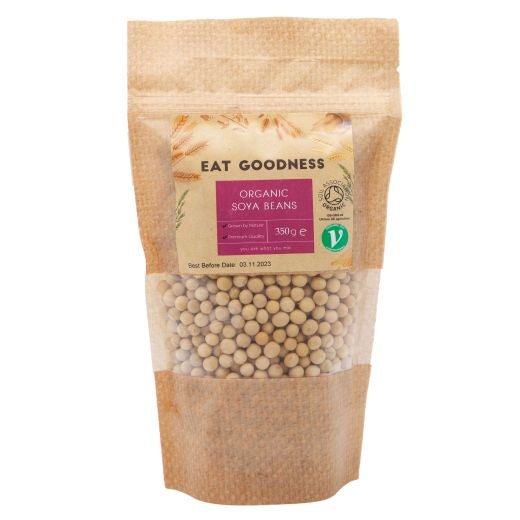 Eat Goodness Organic Soya Beans - 350GR - Aytac Foods